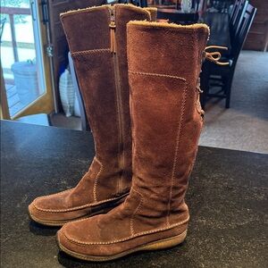 Timberland moccasin style brown suede, size 11